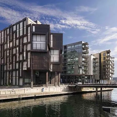 Apartmán Luxurious At Tjuvholmen Right Next To Thethief Spa Oslo